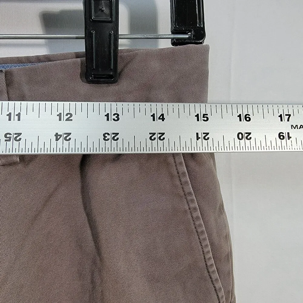 J. Crew Bowery 100% Cotton Men's Gray Chinos Slack Pants 31W x 32L